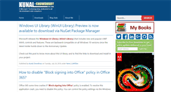 Desktop Screenshot of kunal-chowdhury.com
